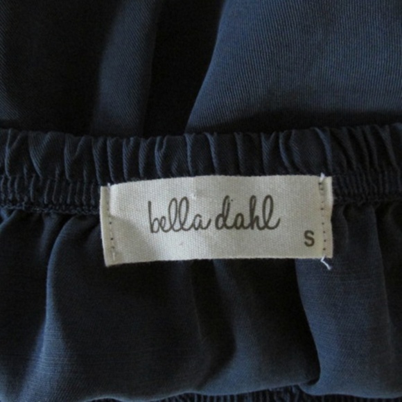 Bella Dahl Dark Blue Off Shoulder Romper Small - Picture 5 of 5